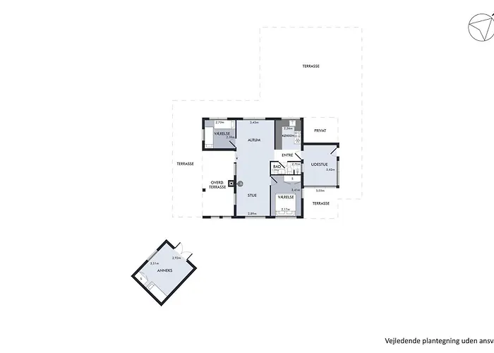 Authentic And Cosy With Enclosed Garden, Covered Terrace And Annex Just A Few Minutes Walk From The And Close To Forest And